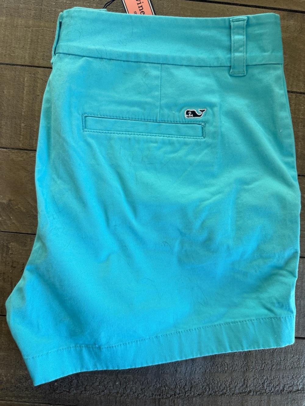 Vineyard Vine’s Women’s Dayboat Shorts Sid Cerulean Blue Size 8 - Picture 3 of 6